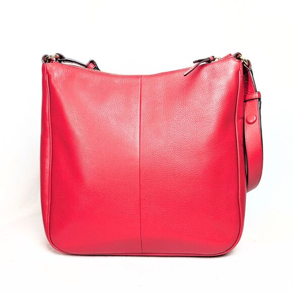 Cole Haan Red Genuine Leather Shoulder Handbag - Picture 3 of 6